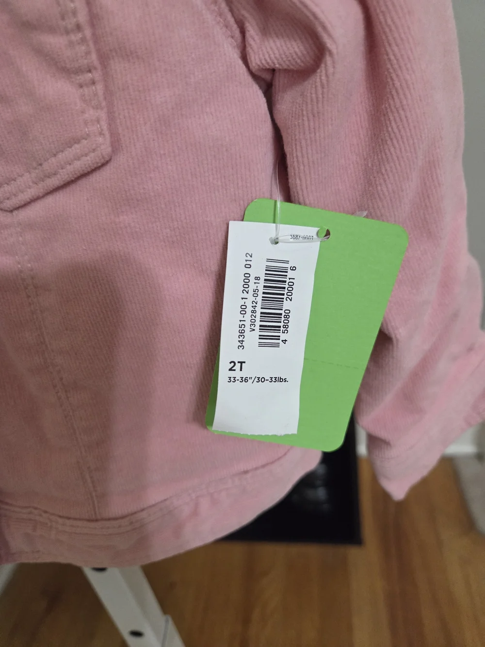 Old Navy Pink Jacket with Cream Sherpa Collar